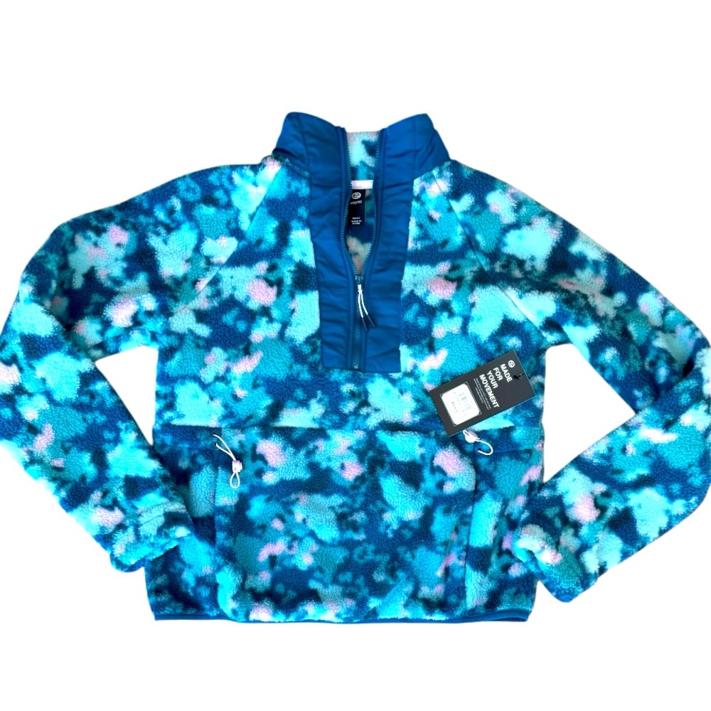 NWT Etonic XS fleece pullover zip up